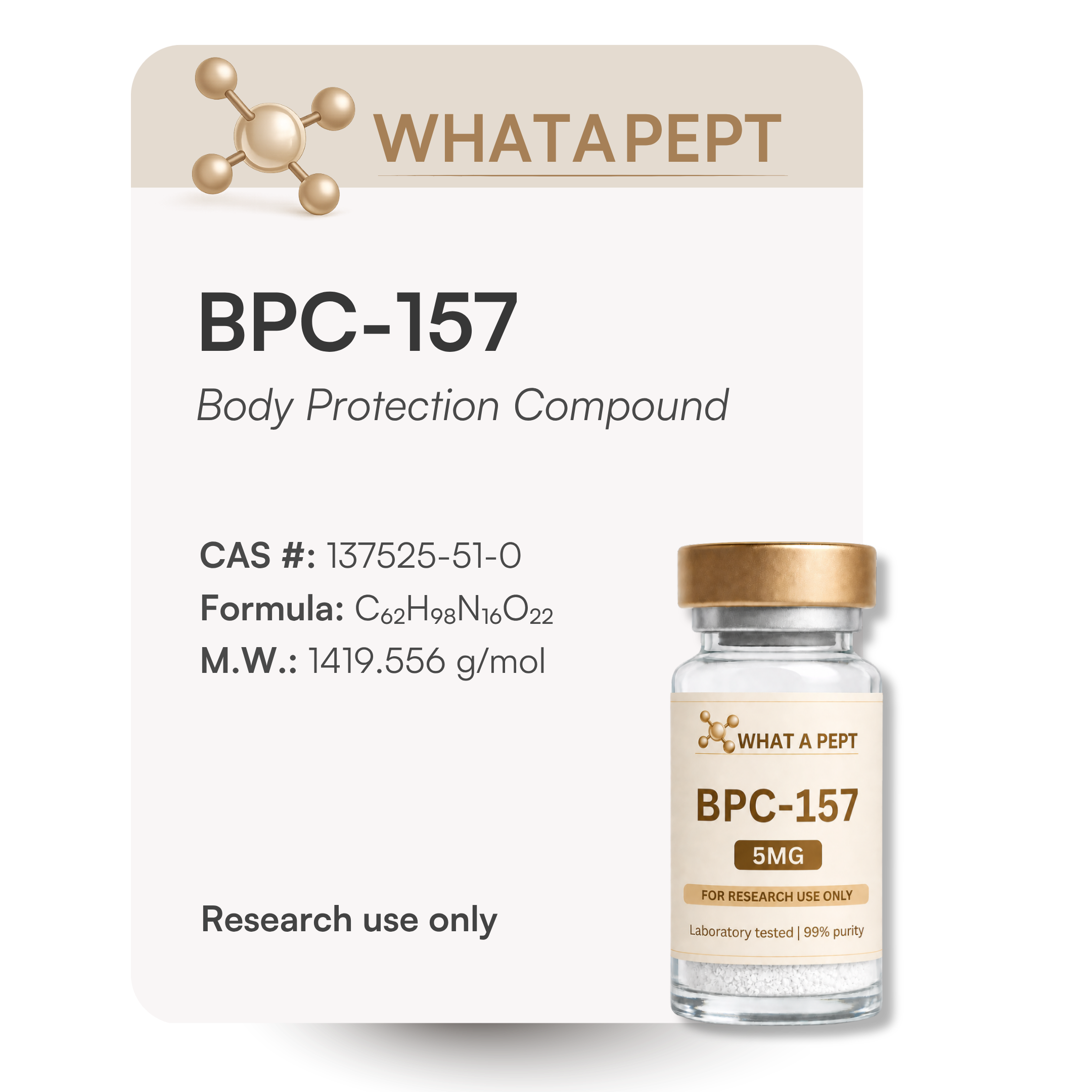 BPC-157 - Regeneración y Reparación Tisular